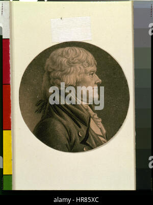Thomas Jefferson, Head-and-Shoulders Portrait, Facing Right WDL14 Stock Photo