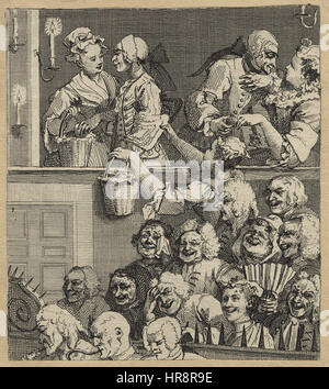 The Laughing Audience (or A Pleased Audience) by William Hogarth