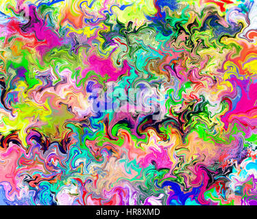 Abstract Painting Stock Photo