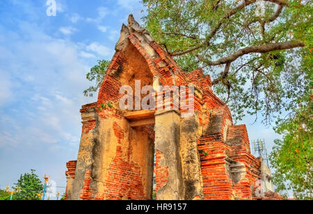 Wat Ratchaburana Temple in Ayutthaya, Thailand Stock Photo