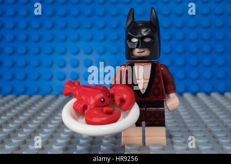 Lego Batman Minifigure Stock Photo