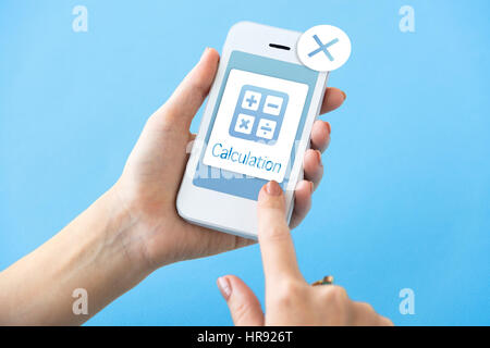 Accounting Banking Investment Budget Calculator Concept Stock Photo