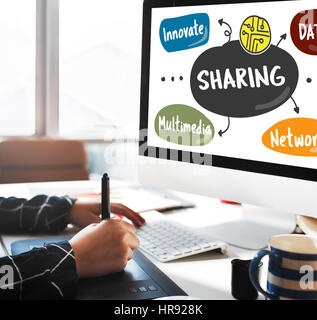 Internet Connection Word Diagram Concept Stock Photo