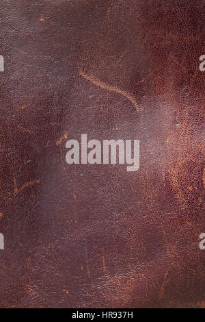 old scratched leather for background Stock Photo
