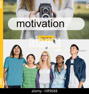 Recreation Motivation Encourage Positivity Mission Stock Photo