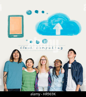 Cloud Storage Modern Technology Concept Stock Photo