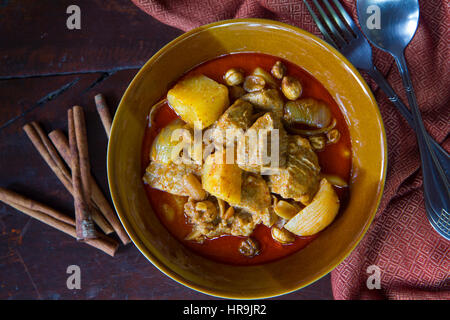 Thai Cooking, Massaman Curry Stock Photo