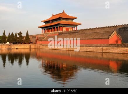 Shenwumen gate of The Forbidden city Beijing China Stock Photo