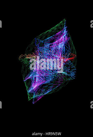 Light Painting Patterns Stock Photo