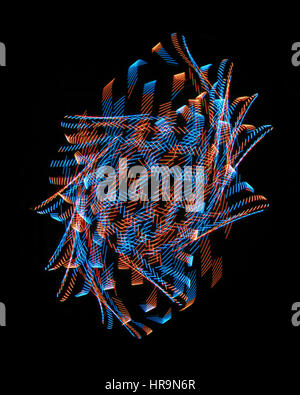 Light Painting Patterns Stock Photo