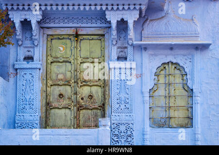 India, Rajasthan, Jodhpur, the blue city Stock Photo