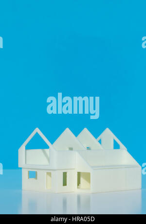 3D Printed Model House Stock Photo