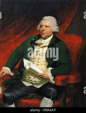 Sir Richard Arkwright by Mather Brown 1790 Stock Photo