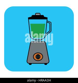 The stationary blender icon Stock Vector
