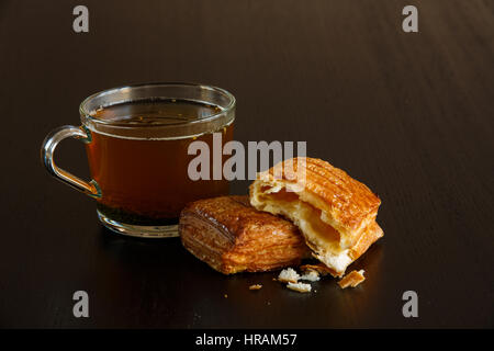tea and biscuits Stock Photo