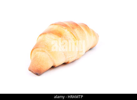 fresh tasty croissant isolated on white background Stock Photo