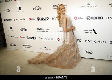 West Hollywood, California. 26th Feb, 2017. Petra Nemcova attends the 25th Annual Elton John AIDS Foundation's Academy Awards Viewing Party at The City of West Hollywood Park on February 26, 2017 in West Hollywood, California. | Verwendung weltweit/picture alliance Credit: dpa/Alamy Live News Stock Photo