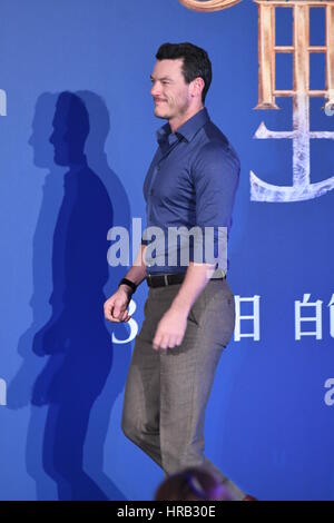 Shanghai, China. 28th Feb, 2017. Emma Watson and Dan Stevens promote for Beauty and the Beast in Shanghai, China on 28th February, 2017. Credit: TopPhoto/Alamy Live News Stock Photo