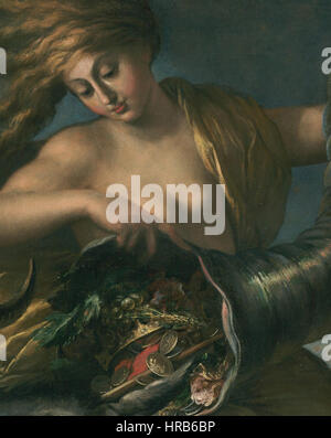 Salvator Rosa (Italian - Allegory of Fortune - Google Art Project) detail Stock Photo