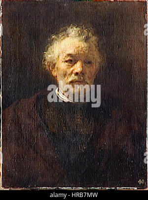 Rembrandt Portrait of an Older Man Stock Photo - Alamy