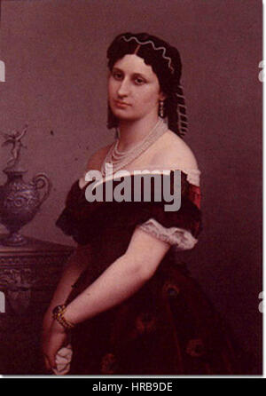 Ritratto della Principessa Virginia Chigi Albani della Rovere Stock Photo