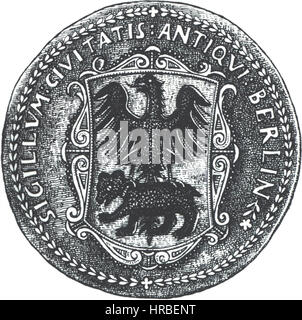 Seal Berlin 1700 Stock Photo