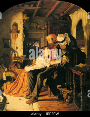Sir Joseph Noel Paton - 'Home' - The Return from the Crimea - WGA17119 Stock Photo