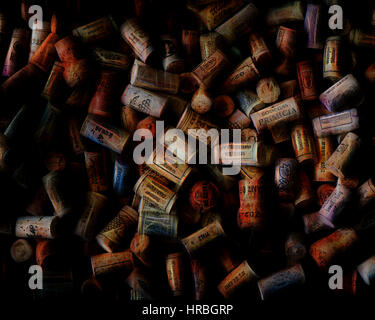 DIGITAL ART: In Vino Veritas Stock Photo