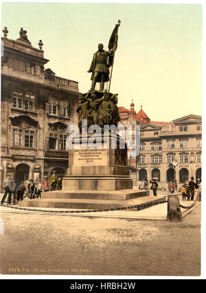 Radetzky Memorial, Prague, Bohemia, Austro-Hungary WDL2631 Stock Photo