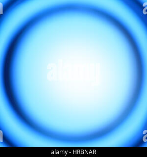 Blue abstract background with defocused concentric circles - space for your own text Stock Photo