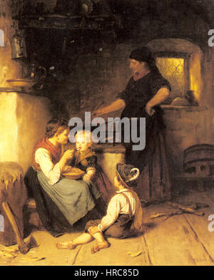 Rudolf Epp Feeding the baby Stock Photo - Alamy