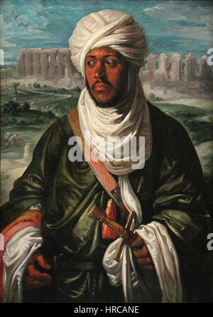 0 Le Sultan Mulay Ahmad de Tunis - Rubens - Museum of Fine Arts, Boston - 40.2 -(2) Stock Photo
