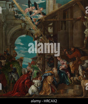 Paolo Veronese - Adoration of the Magi - National Gallery Stock Photo
