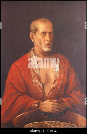 Raja Ravi Varma, Ammakovil Thampuran Stock Photo