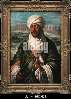0 Le Sultan Mulay Ahmad de Tunis - Rubens - Museum of Fine Arts, Boston - 40.2 -(1) Stock Photo