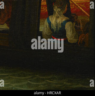 Canaletto - Bucentaur's return to the pier by the Palazzo Ducale - Google Art Project-x3-y2 Stock Photo