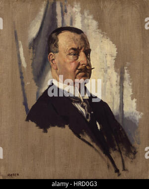 Sir Joseph George Ward, 1st Bt by Sir William Orpen Stock Photo