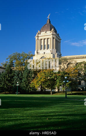 Manitoba Legislature, Winnipeg, Manitoba, Canada Stock Photo