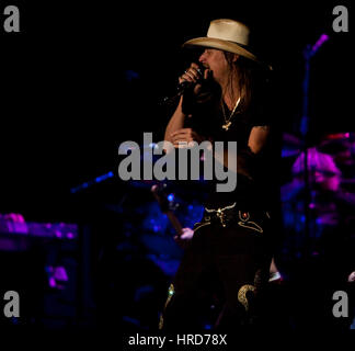 Kid Rock performs at the Stagecoach Country Music Festival in Indio, California, U.S.A on April 26, 2009. Stock Photo