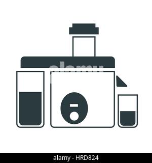 A gray juicer icon Stock Vector