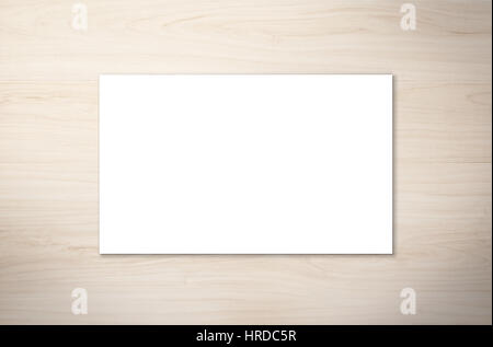white blank name card or business card Stock Photo