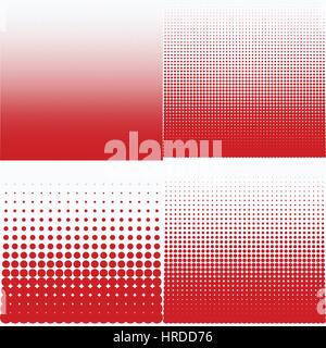 Vector illustration of a halftone pattern Stock Vector