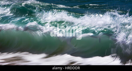 Rolling wave shot with slow shutter speed Stock Photo