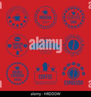 Vector illustration set of logos Stock Vector
