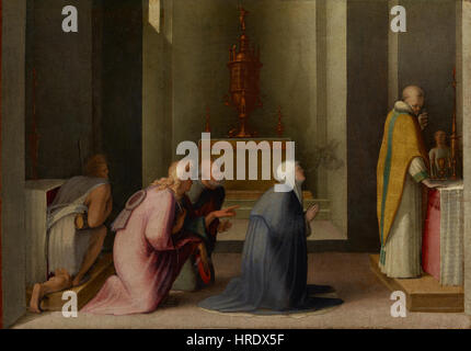 Domenico Beccafumi - The Miraculous Communion of Saint Catherine of ...