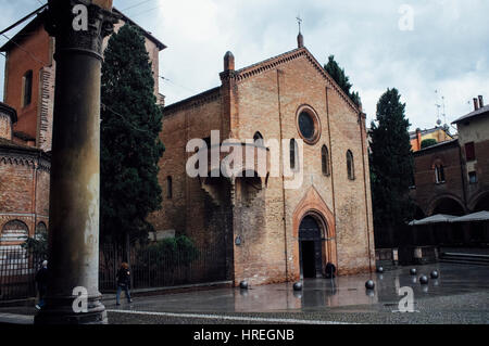 The Basilica di Santo Stefano is located on the Piazza Santo Stefano in Bologna, Italy. Stock Photo