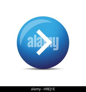 Play button round Stock Vector