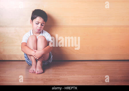 sad boy Stock Photo