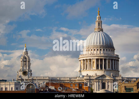 St Paul's Cathedral, London and the skyline Stock Photo