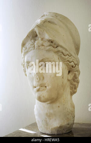 Marble Bust of Minerva 2nd Century A.D. Minerva, the Roman goddess of ...